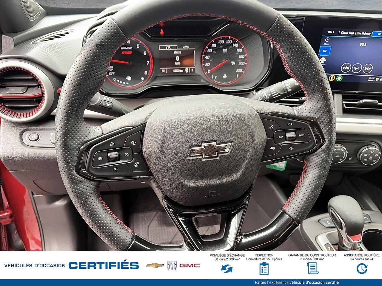 CHEVROLET TRAX 1RS 1RS 4 portes TA 2024 Rouge Montmagny - photo #10