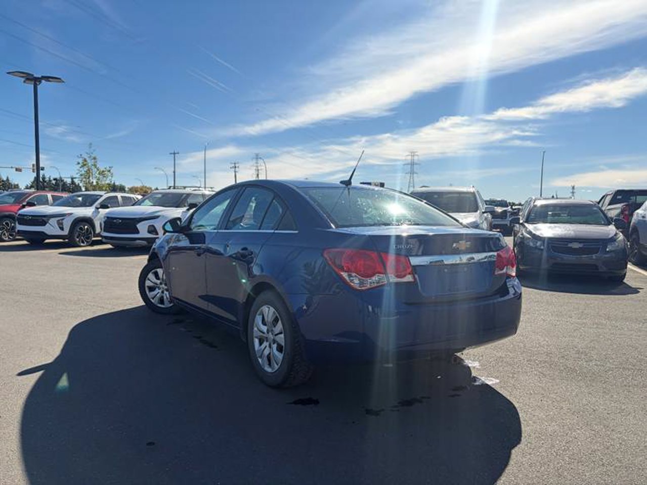 2012 Chevrolet Cruze 4dr Sdn LT Turbo w/1SA Blue Sherwood Park - photo #3