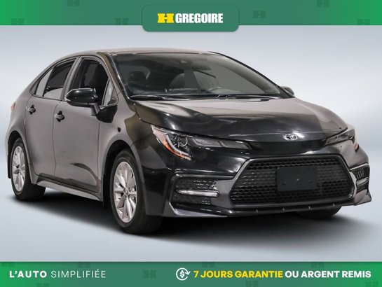 2022 Toyota Corolla SE AUTO AC NAV MAGS GR ELECT CAM RECUL BLEUTOOTH Black
