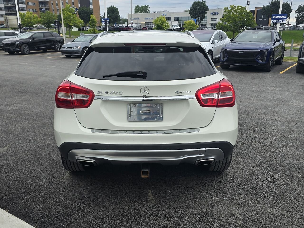 Mercedes-Benz GLA GLA 250 4 portes 4MATIC 2017 Blanc Laval - photo #5