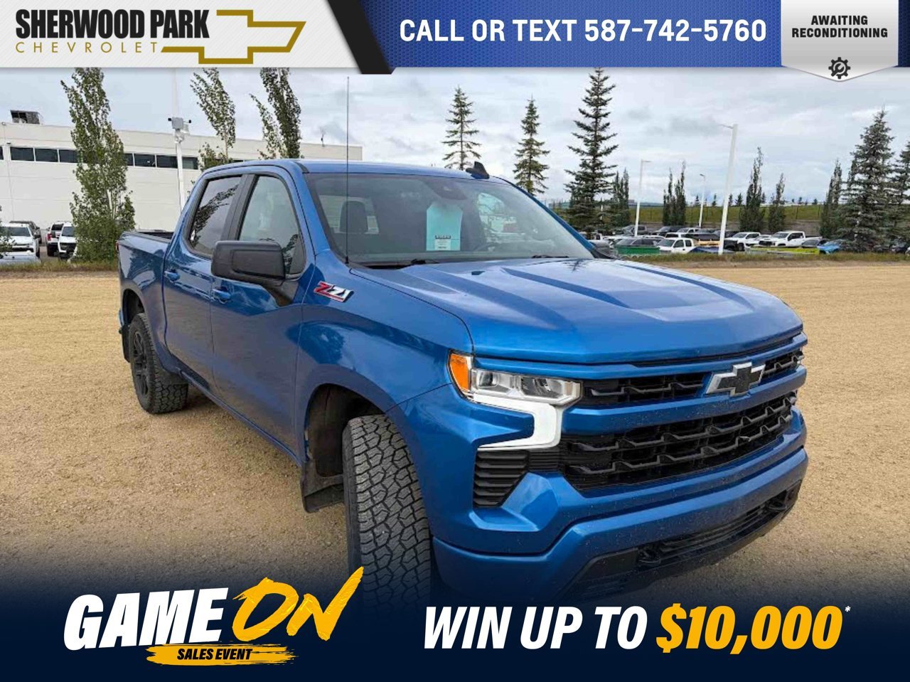 2022 Chevrolet Silverado 1500 4WD Crew Cab 147 RST Blue Sherwood Park - photo #0