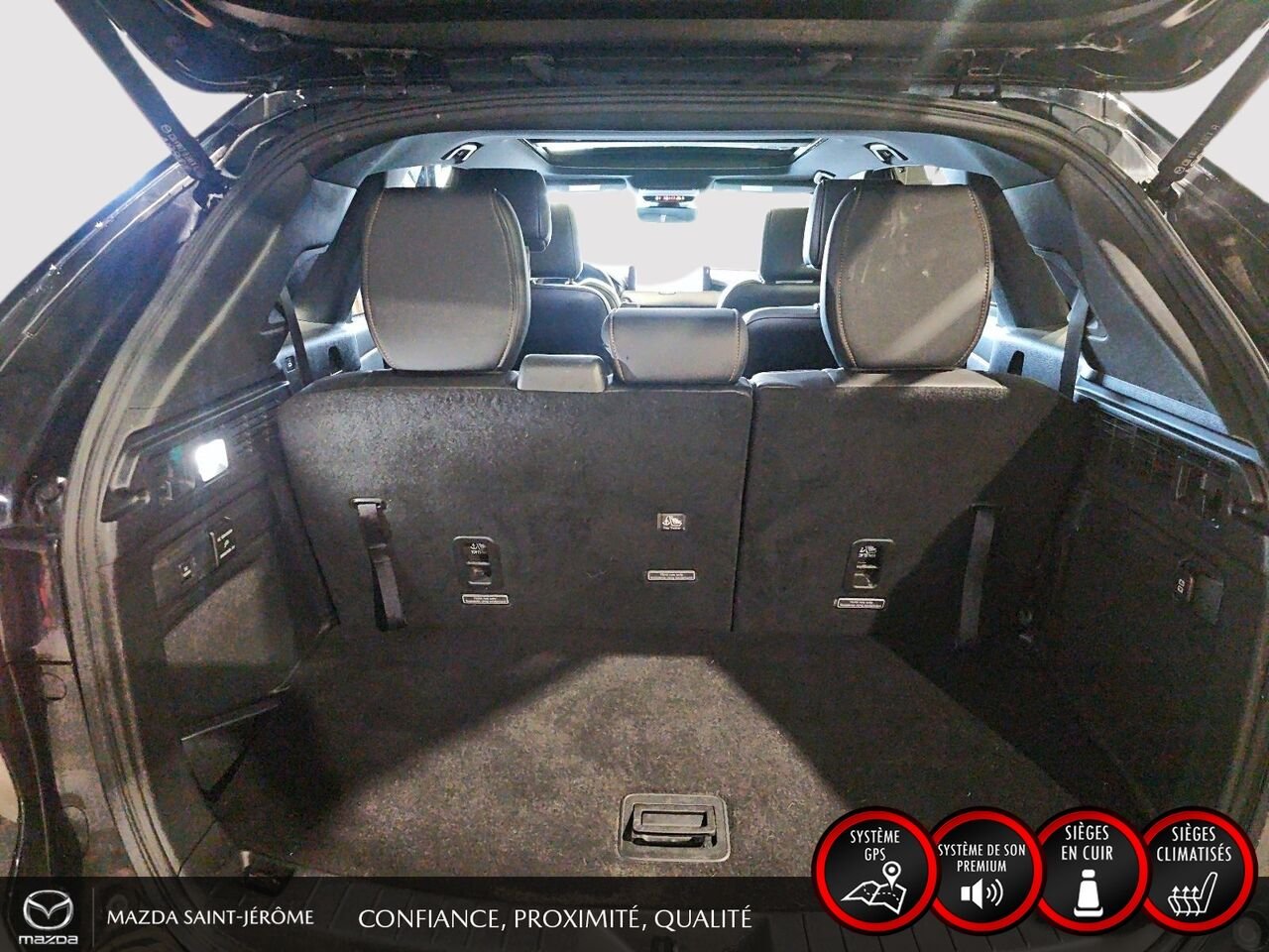 Mazda CX-90 hybride rechargeable GT hybride rechargeable | CUIR NAPPA | TOIT 2 RANGÉES | BOSE 12 HP | AWD | 3e RANGÉE 2025 Noir Saint-Jérôme - photo #24