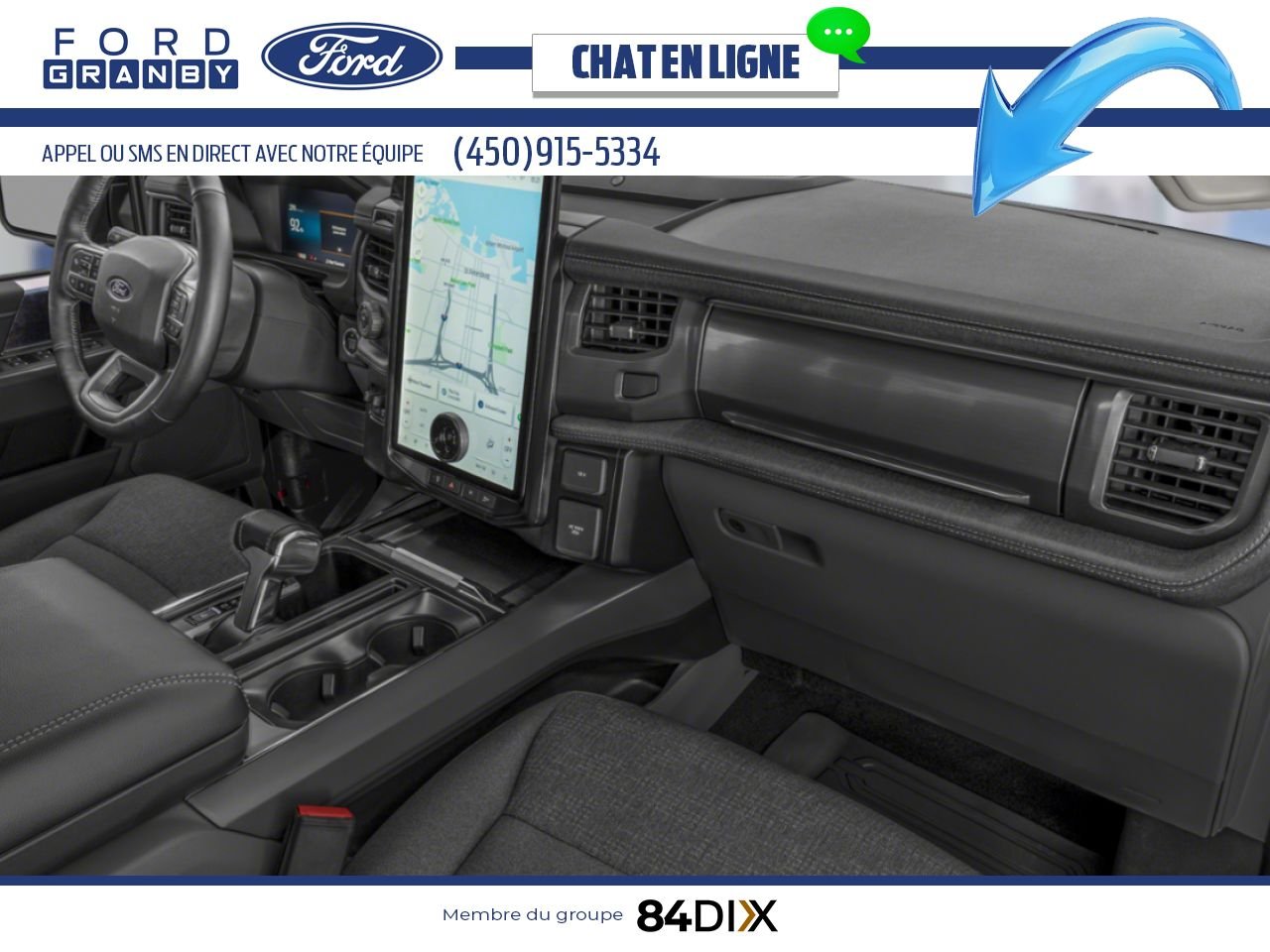 Ford F-150 Lightning 2025 Bleu antimatière métallisé Granby - photo #8