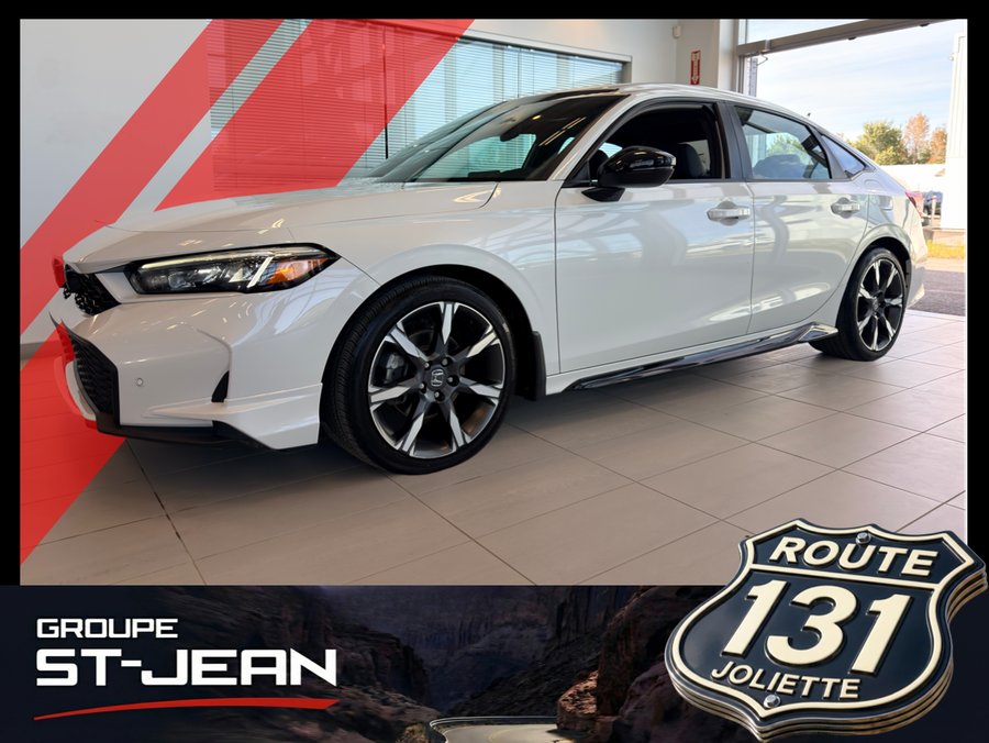 2025 Honda Civic Sedan Hybrid SPORT TOURING White