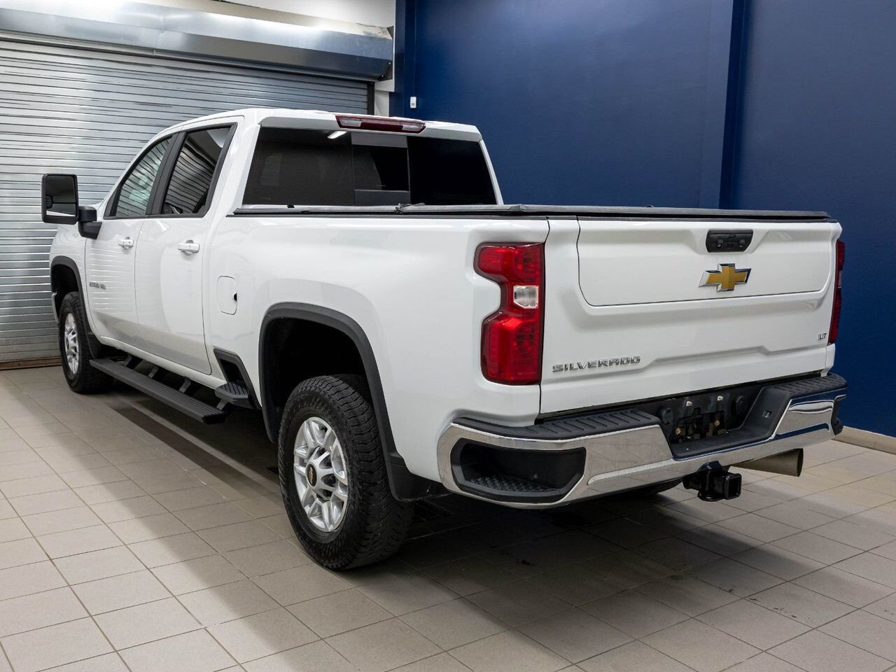 Chevrolet Silverado 2500HD LT CREW 4X4 DIESEL *PNBV 9900* BEDLINER CARPLAY 2022 Blanc Saint-Jérôme - photo #4