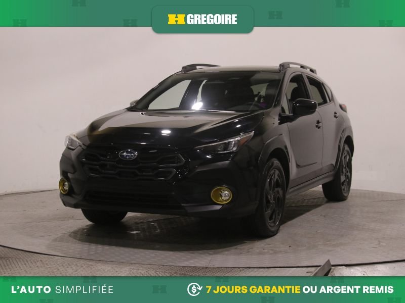 Subaru Crosstrek Onyx AWD AUTO A/C TOIT MAGS CAM RECUL BLEUTOOTH 2024 Noir