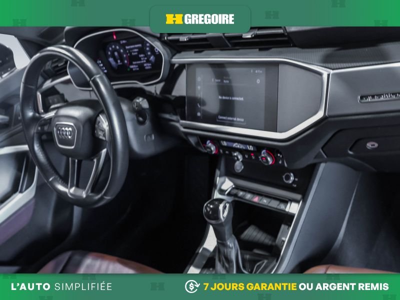 Audi Q3 821606 | Komfort AWD AUTO AC CUIR TOIT MAGS CAM RECULE 2019 Noir Laval - photo #24