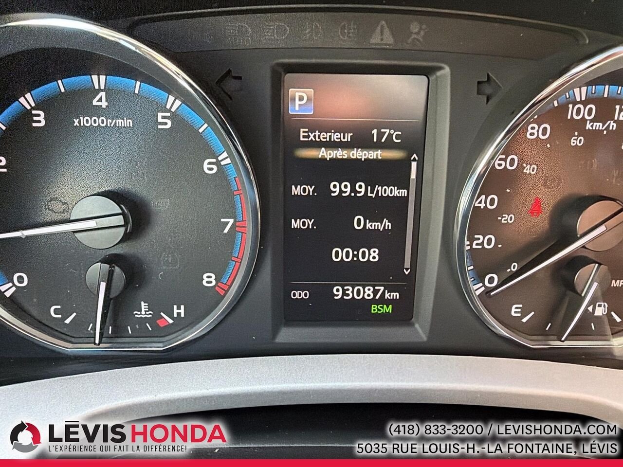 TOYOTA RAV4 Traction intégrale 4 portes XLE 2017 Blanc Lévis - photo #21