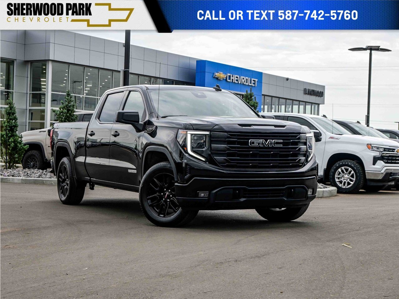 2024 GMC Sierra 1500 4WD Crew Cab 147 Elevation Black Sherwood Park - photo #0