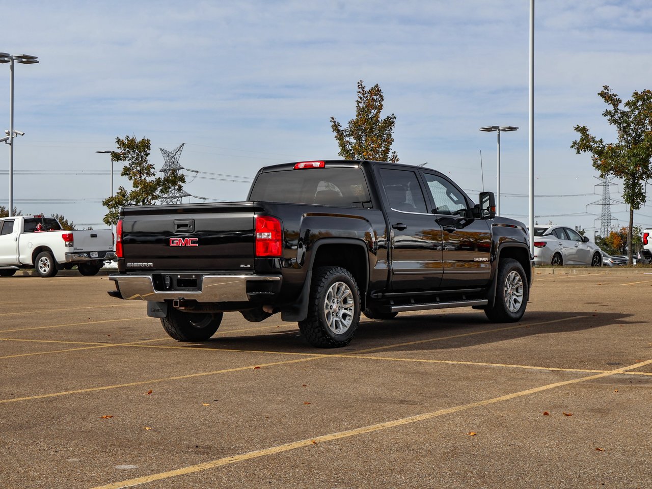 2017 GMC Sierra 1500 4WD Crew Cab 143.5 SLE Black Sherwood Park - photo #7