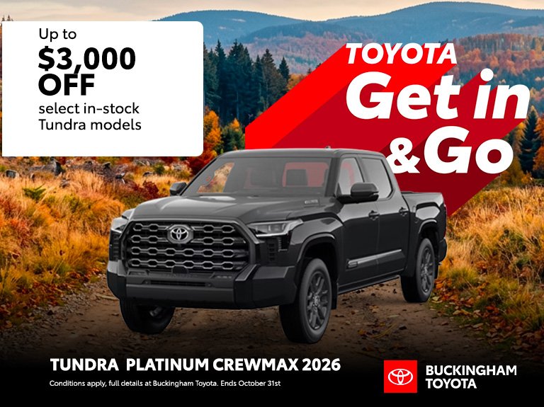 Tundra Platinium CrewMax 2026