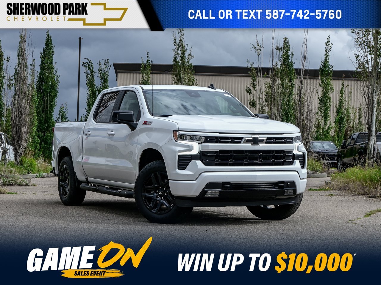 2024 Chevrolet Silverado 1500 4WD Crew Cab 147 RST White Sherwood Park - photo #0