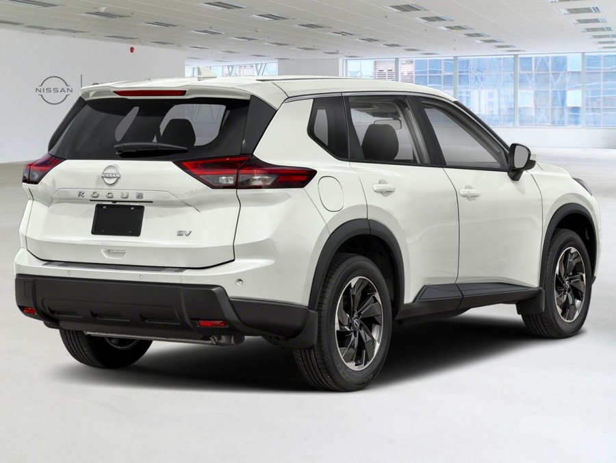 Nissan Rogue SV TI avec ensemble toit ouvrant 2026 Blanc Everest nacré triple couche