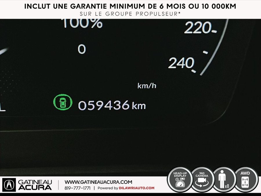 Honda Pilot Black Edition AWD 2024 Blanc
