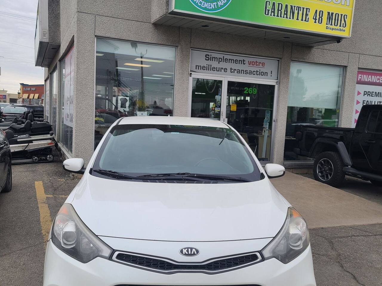 2014 Kia Forte Koup White  - photo #0