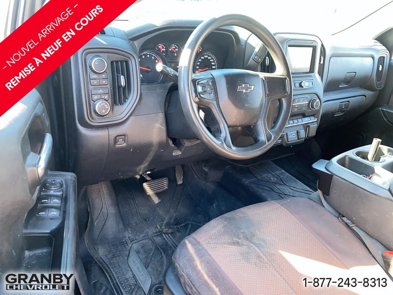 2023 Chevrolet Silverado 1500 Custom Trail Boss cabine multiplace 4RM 157 po | Blue Granby - photo #9