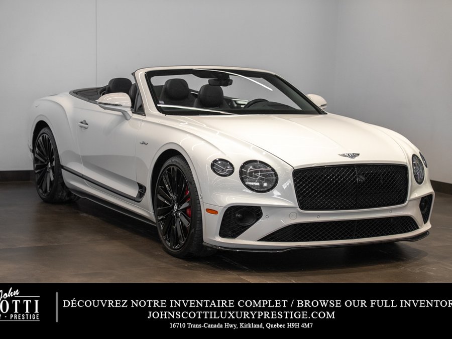 Bentley Continental GT Speed Convertible 2022 Blanc