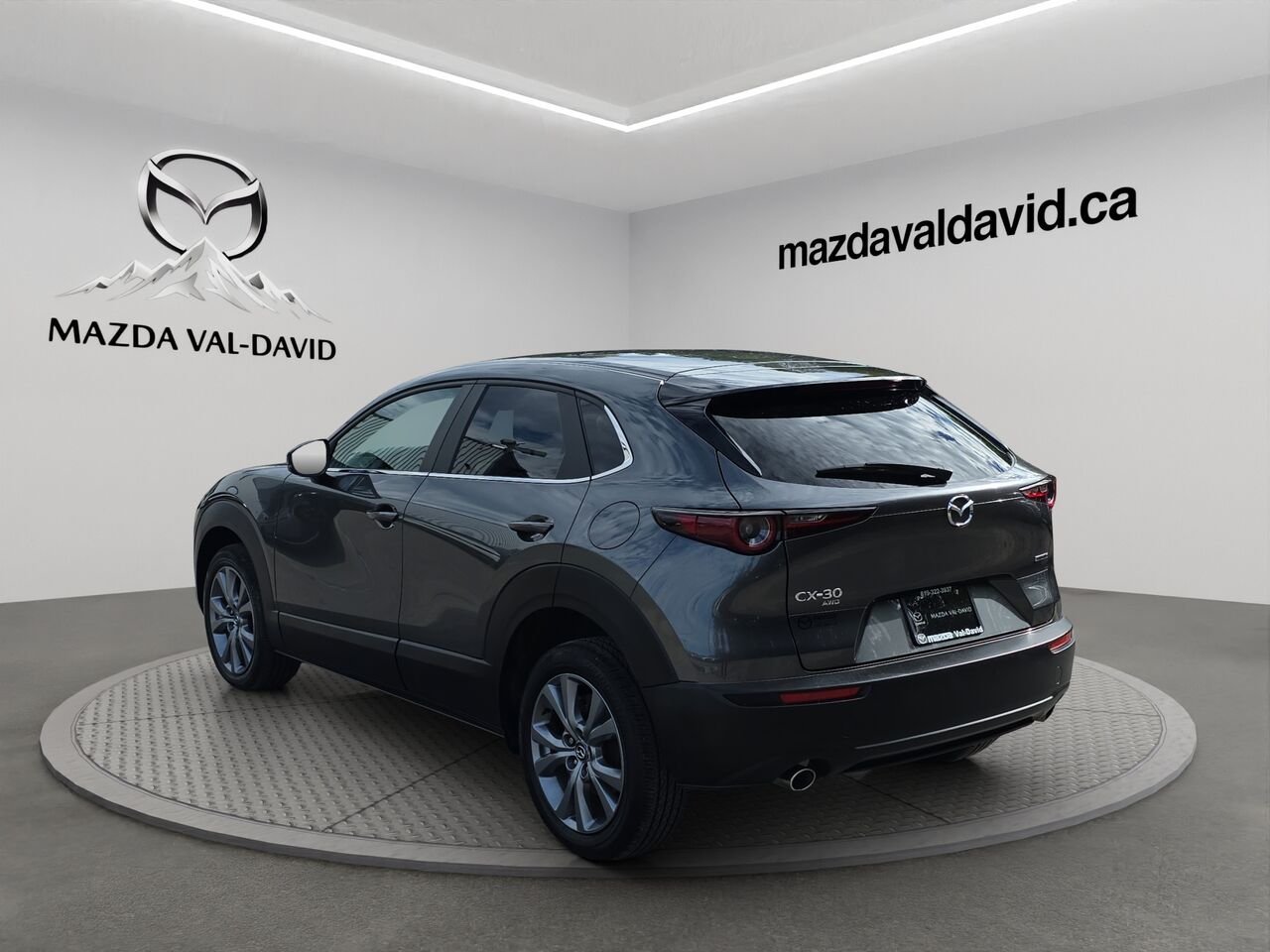2025 Mazda CX-30 GS, Traction intégrale i-Activ AWD, moteur Skyactiv-G 2.5 L, Apple CarPlay et Android, caméra de Grey Val-David - photo #2