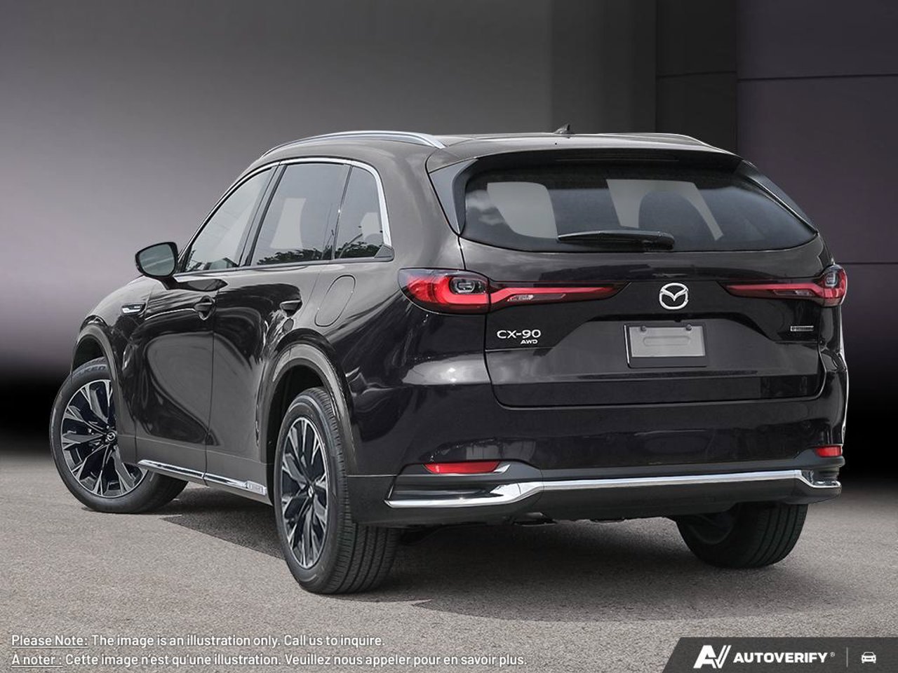 Mazda CX-90 hybride léger JM3KKEHC3T1398244 2026 Noir de jais mica Mirabel - photo #3