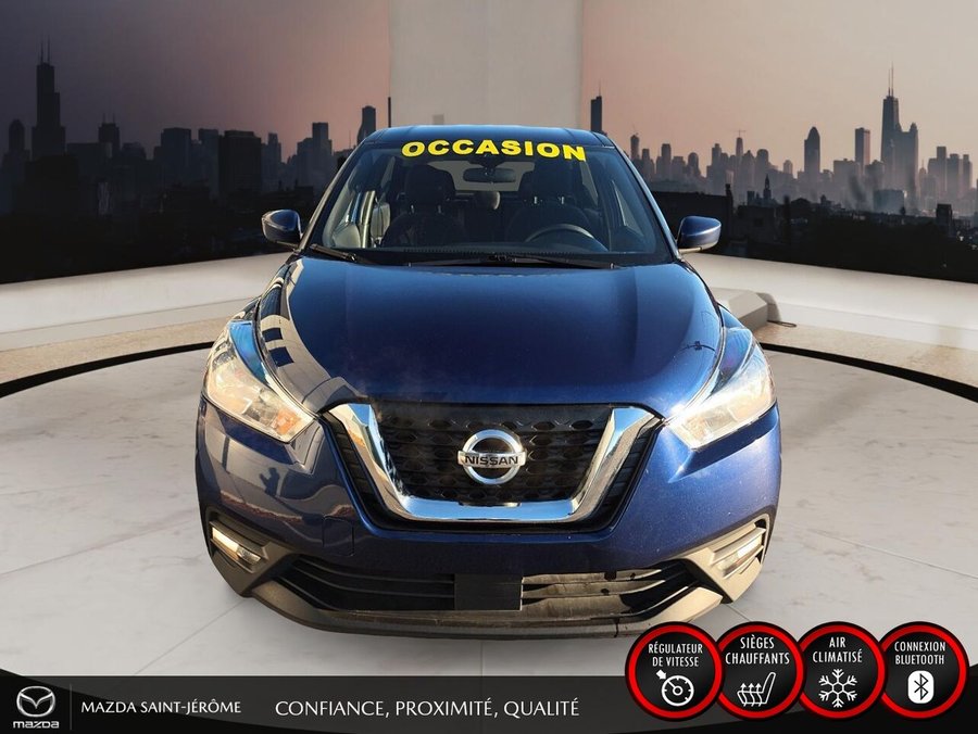 2020 Nissan Kicks SV | JAMAIS ACCIDENTÉ | SIÈGES CHAUFFANTS | APPLE CARPLAY | DÉMARREUR À DISTANCE Blue