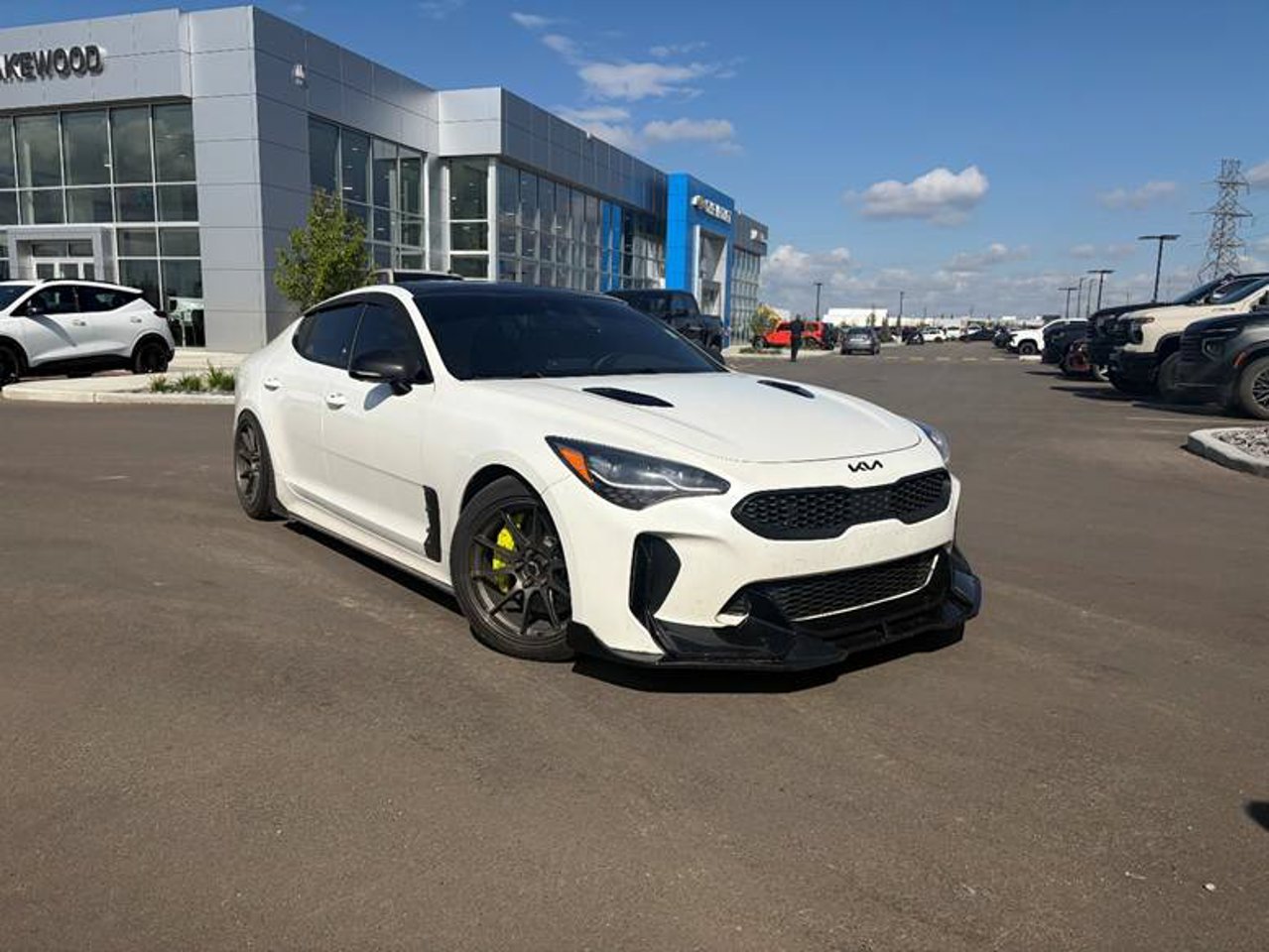 2019 Kia Stinger GT Limited AWD White Sherwood Park - photo #1