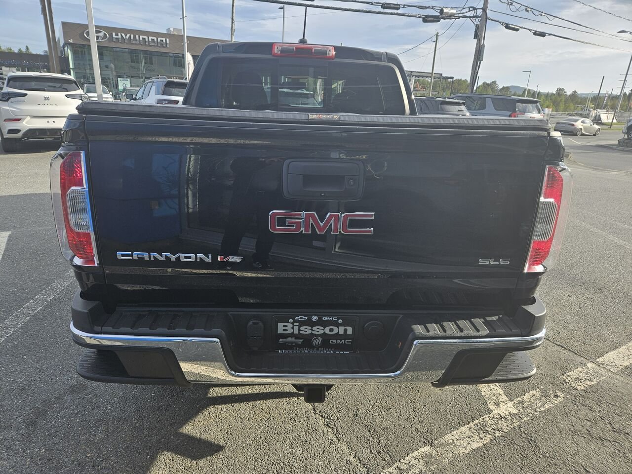 GMC Canyon SLE cabine multiplace 4RM, 128,3 po 2018 Noir Thetford Mines - photo #23