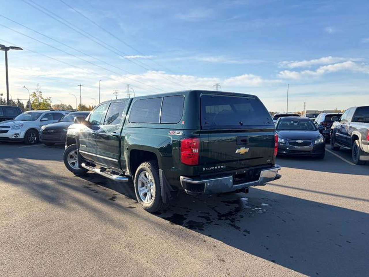 2015 Chevrolet Silverado 1500 4WD Crew Cab 143.5 LTZ w/2LZ Green Sherwood Park - photo #3