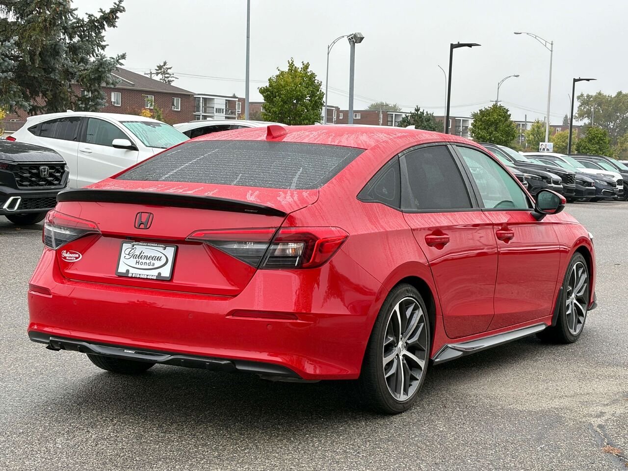 Honda Civic Touring 2022 Rouge Gatineau - photo #5