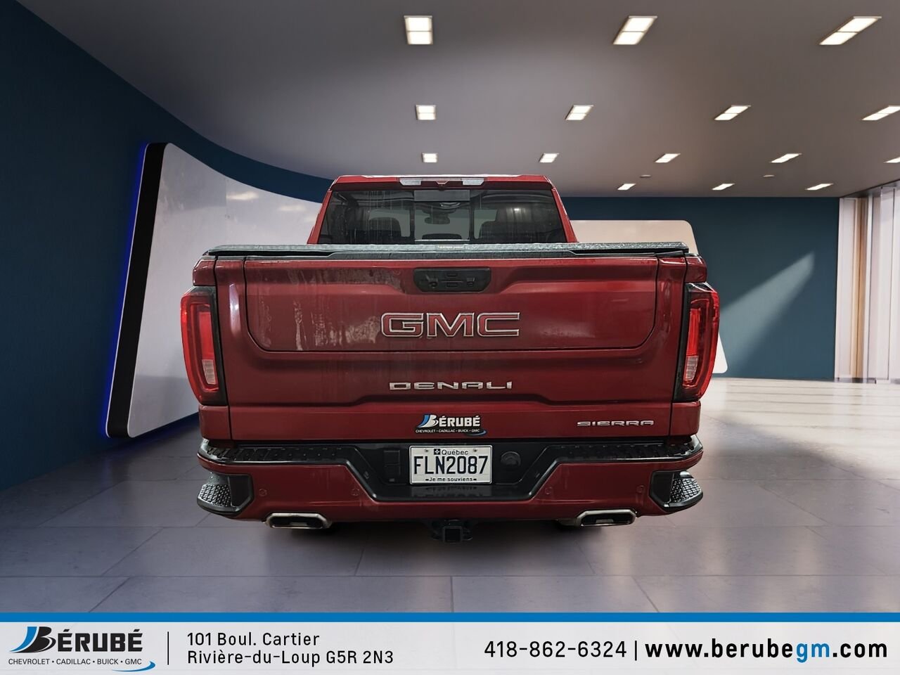 GMC 1500 4RM, CAISSE COURTE, CAB. MULTIPLAC Denali cabine multiplace 4RM 147 po 2024 Rouge Rivière-du-Loup - photo #2