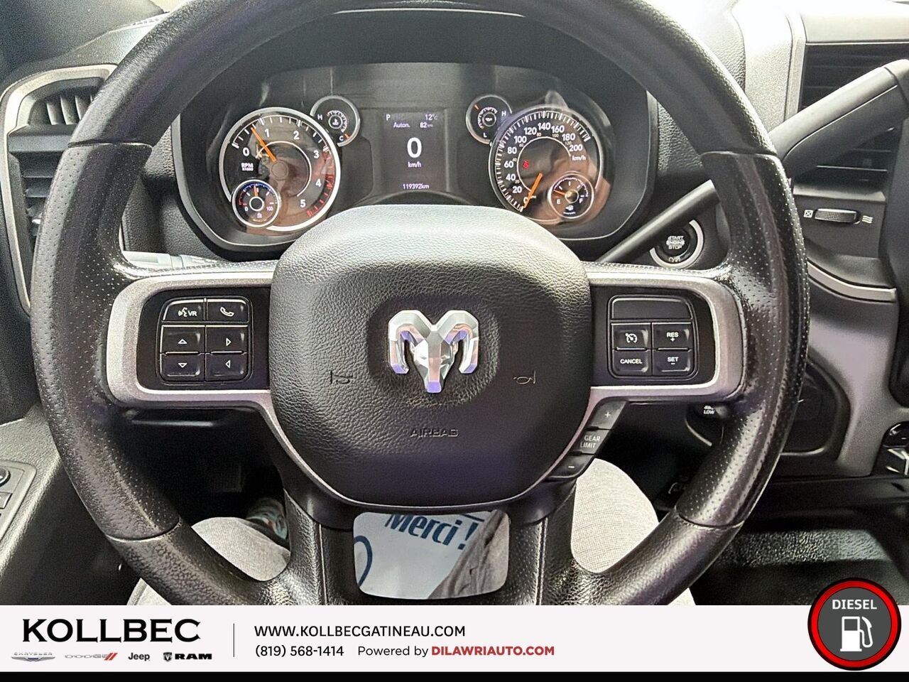 RAM 2500 261801 | Tradesman CrewCab 4x4 2022 Bleu Gatineau - photo #8