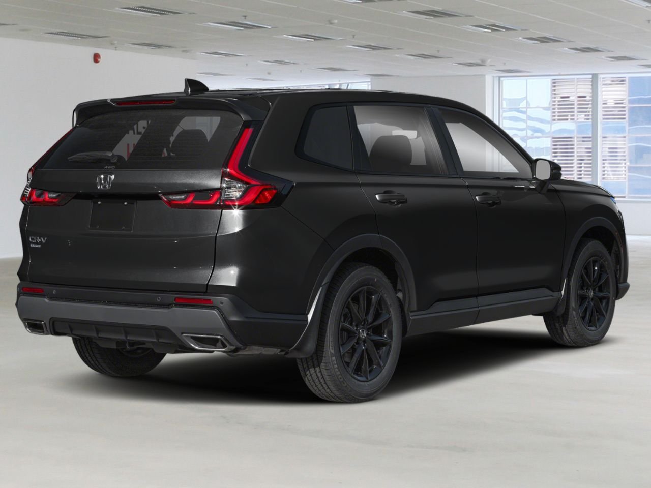 2026 HONDA CR-V Hybrid EX-L Traction Intégrale Crystal Black Pearl Val-d'Or - photo #2