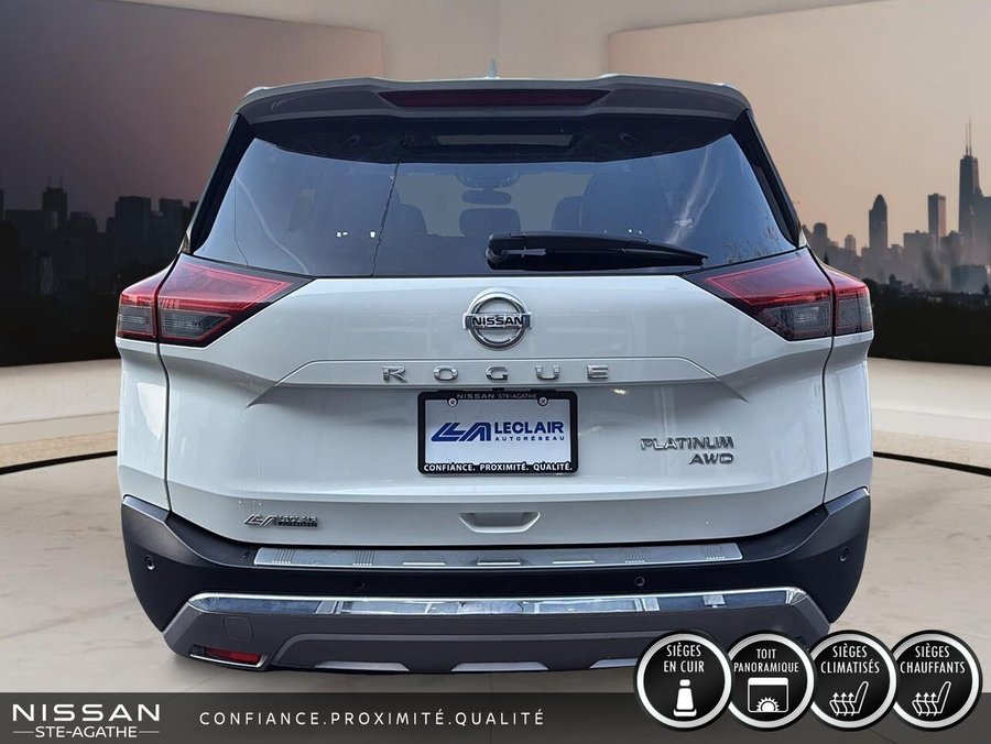 Nissan Rogue TRACTION INTÉGRALE | TOIT OUVRANT PANORAMIQUE | CUIR | BOSE | UN SEUL PROPRIÉTAIRE 2021 Blanc
