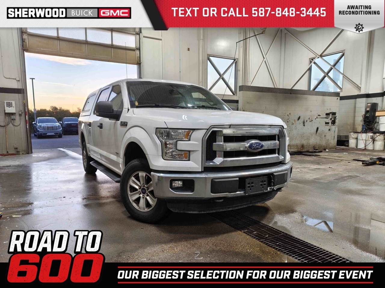 2015 Ford F-150 4WD SuperCrew 145 XLT White Sherwood Park - photo #0