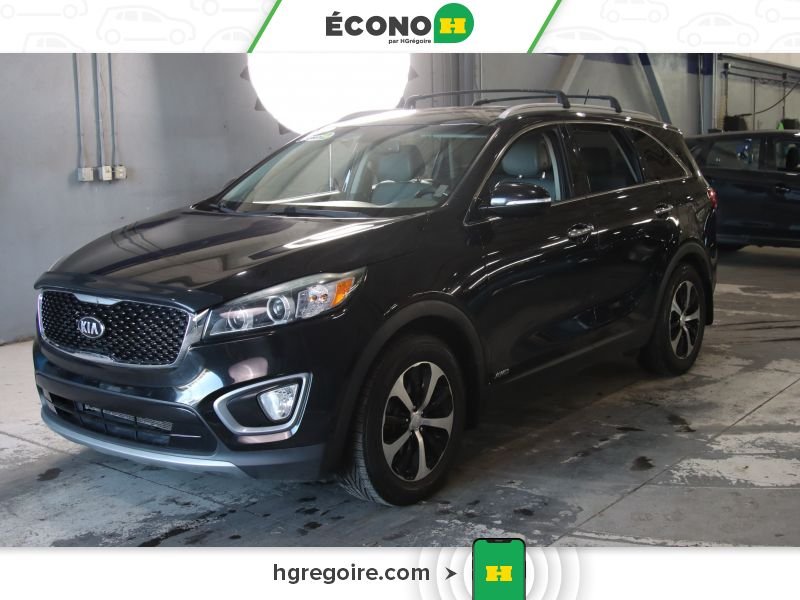 Kia Sorento 821570 | 3.3L EX+ AWC 7 PASSAGERS CUIR CAMÉRA MAGS 2016 Noir Laval - photo #2