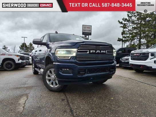 2022 Ram 3500 Laramie Sport Level B 6.7L | Heated & Cooled Seats Blue