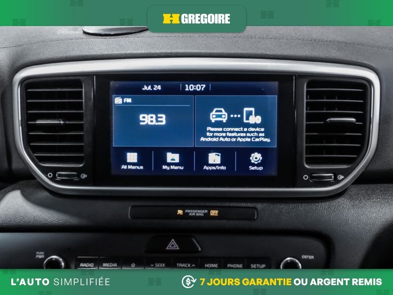 Kia Sportage 820732 | LX AUTO AC GR ELEC MAGS CAM RECULE BLUETOOTH 2020 Noir Laval - photo #19