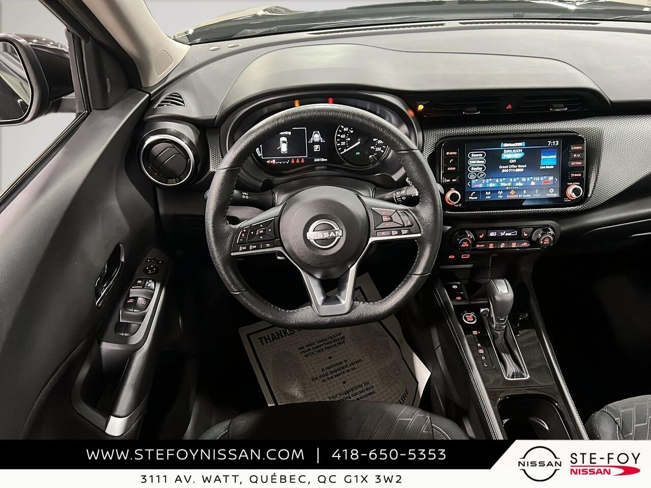 Nissan Kicks SV TA 2024 Noir Ste-Foy - photo #16