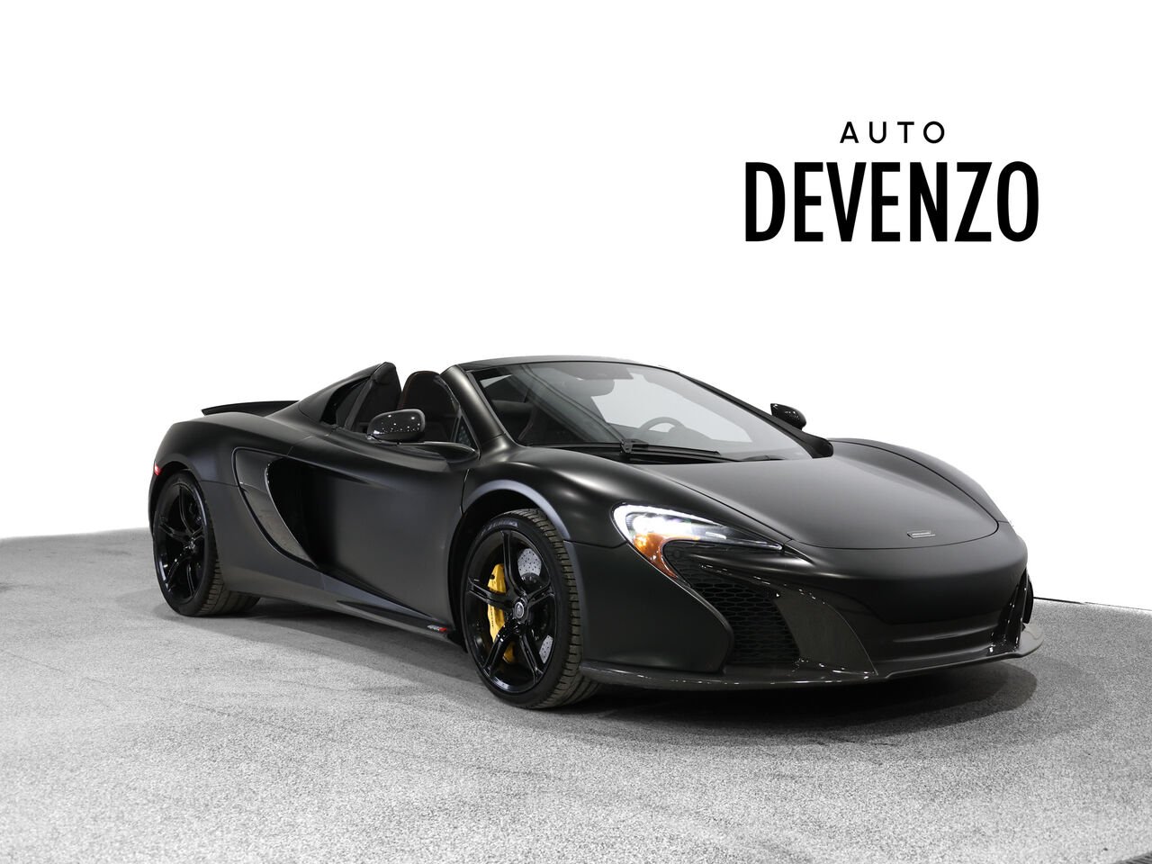 McLaren 650s Spider 3.8L V8 Twin-Turbo 2016 Noir Saint-Eustache - photo #2
