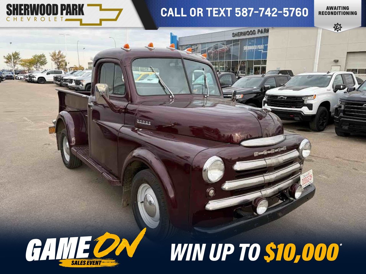 1949 Dodge B1B Red Sherwood Park - photo #0