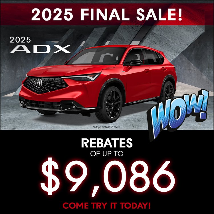Gatineau acura promo septembre ADX 2025 EN