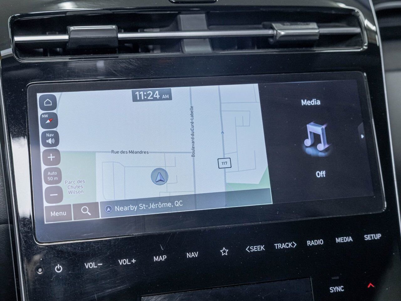 Hyundai Santa Cruz 2.5T TREND AWD *TOIT* BOSE *NAV* SIEGES CHAUFF 2024 Gris Saint-Jérôme - photo #4