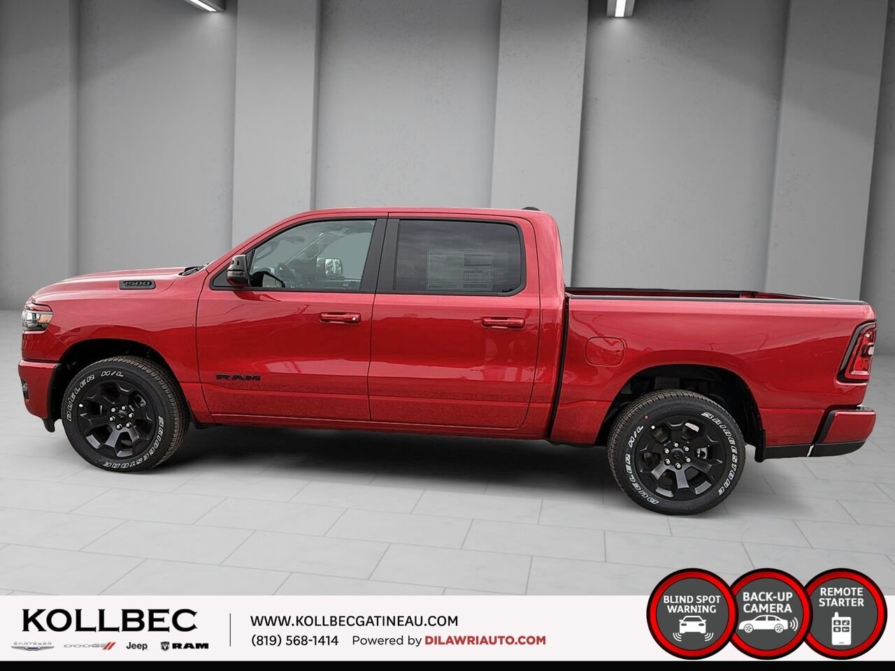 2026 RAM 1500 261330 | Sport cabine d'équipe 4x4 caisse de 5 pi 7 po Molten Red Pearl Gatineau - photo #8