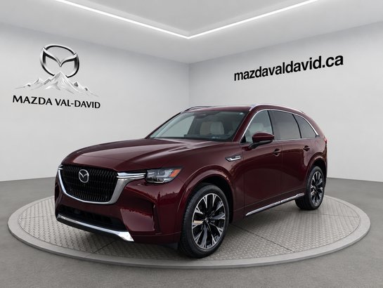 Mazda CX-90 hybride léger Signature 2026 Rouge artisanal métallisé
