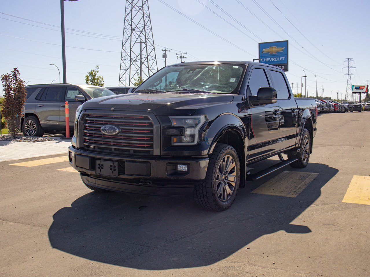 2016 Ford F-150 4WD SuperCrew 145 Lariat Black Sherwood Park - photo #3