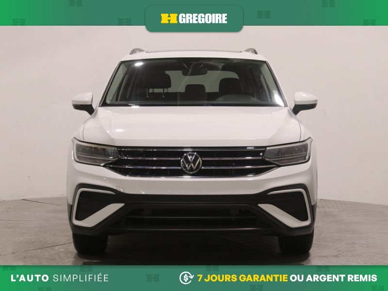 Volkswagen Tiguan Comfortline AWD AUTO AC CUIR TOIT MAGS CAM RECUL B 2022 Blanc