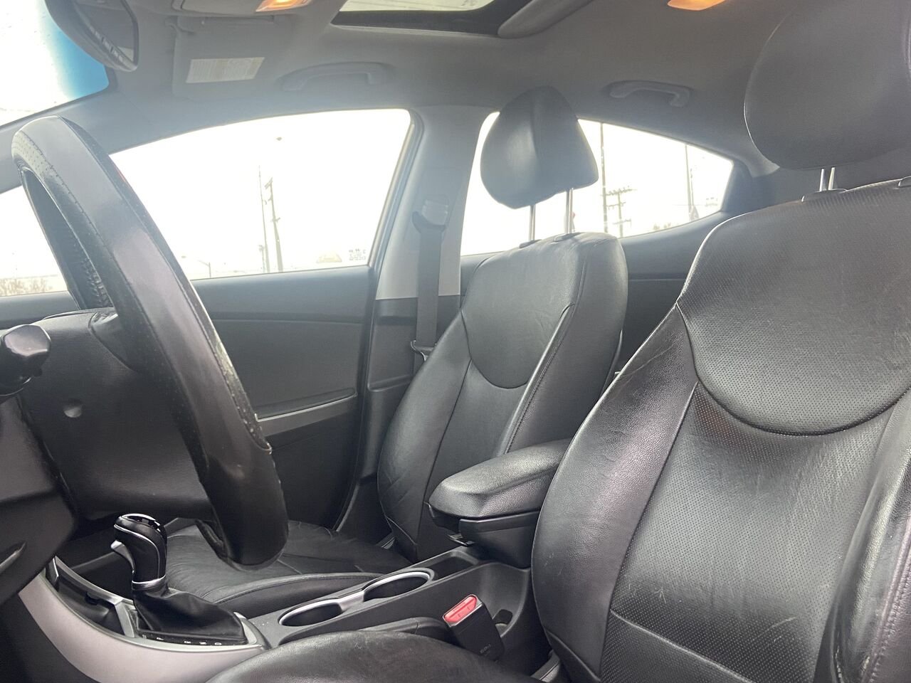 Hyundai Elantra LIMITED | TOIT OUVRANT | CUIR | CAMERA DE RECUL | GARANTIE 1 AN INCLUSE *579-888-9954* TEXTOS 2014 Brun Saint-Jérôme - photo #8