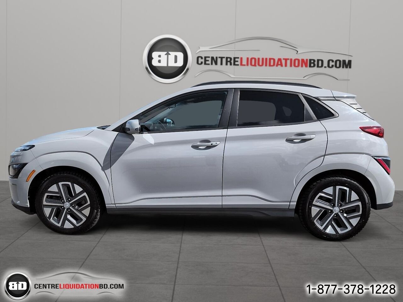 Hyundai Kona électrique Preferred | BD0394 2023 Gris Granby - photo #8
