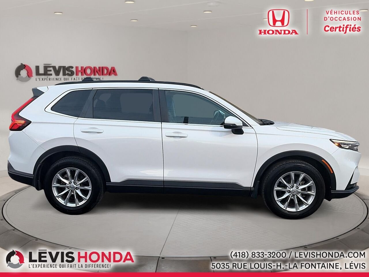 2023 Honda CR-V EX-L AWD EX-L Traction Intégrale White Lévis - photo #6