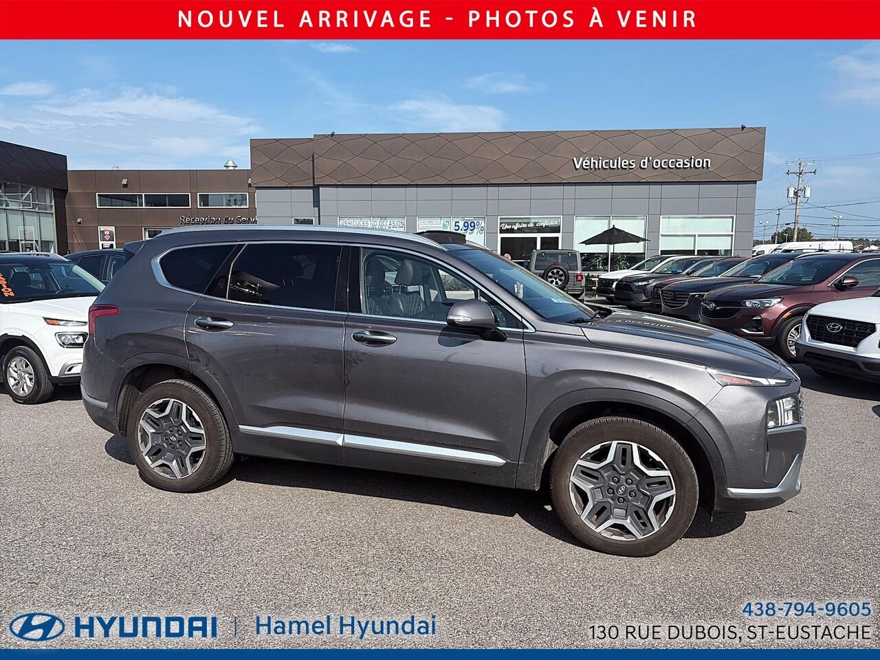 2021 Hyundai Santa Fe Hybrid Grey Saint-Eustache - photo #0