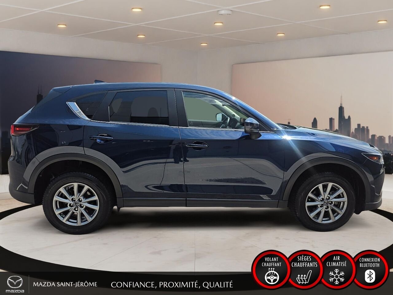 2023 Mazda CX-5 Blue Ste-Agathe des Monts - photo #4